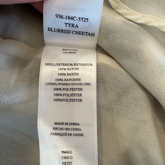 RAILS TYRA DRESS IN BLURRED
CHEETAH Women’s Size S Black White NWT $268 - Picture 13 of 14